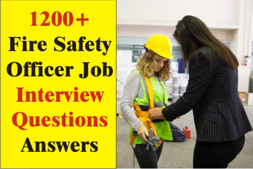 fire safety officer interview questions and answers